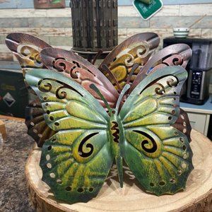 Metal Butterfly 3-Piece Set Garden or Home Decor